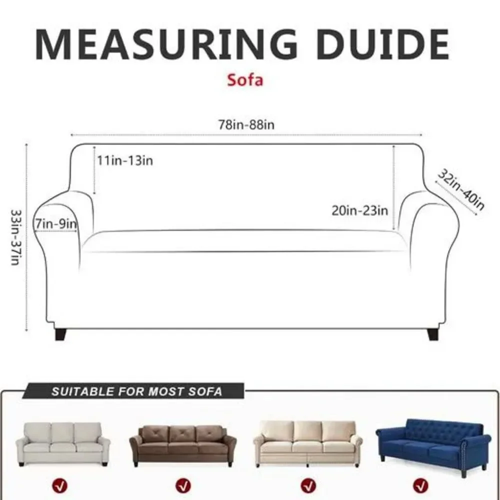 SLIPCOVER for single sofa 1-piece leather like material- dark camel color
